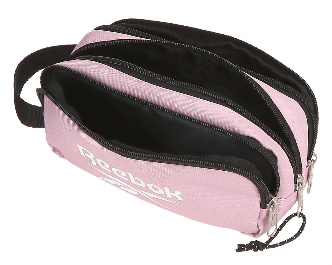 Estojo de três compartimentos Menina Reebok Boston 10cm Rosa 3/5