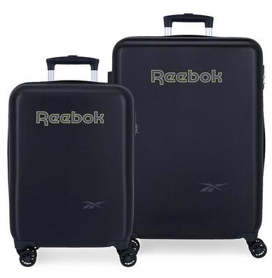 Set di valigie rigide ABS Ragazzo Reebok Summerville 105L Blu marino
