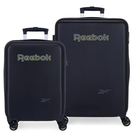 Set di valigie rigide ABS Ragazzo Reebok Summerville 105L Blu marino