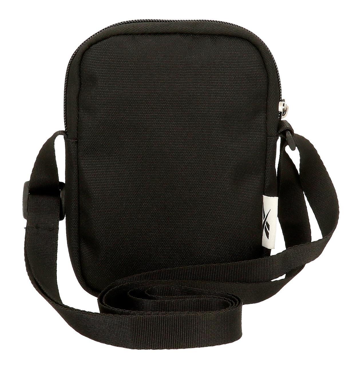 Bandolera pequeña Unisex Reebok Boston 17cm Negro 2/5