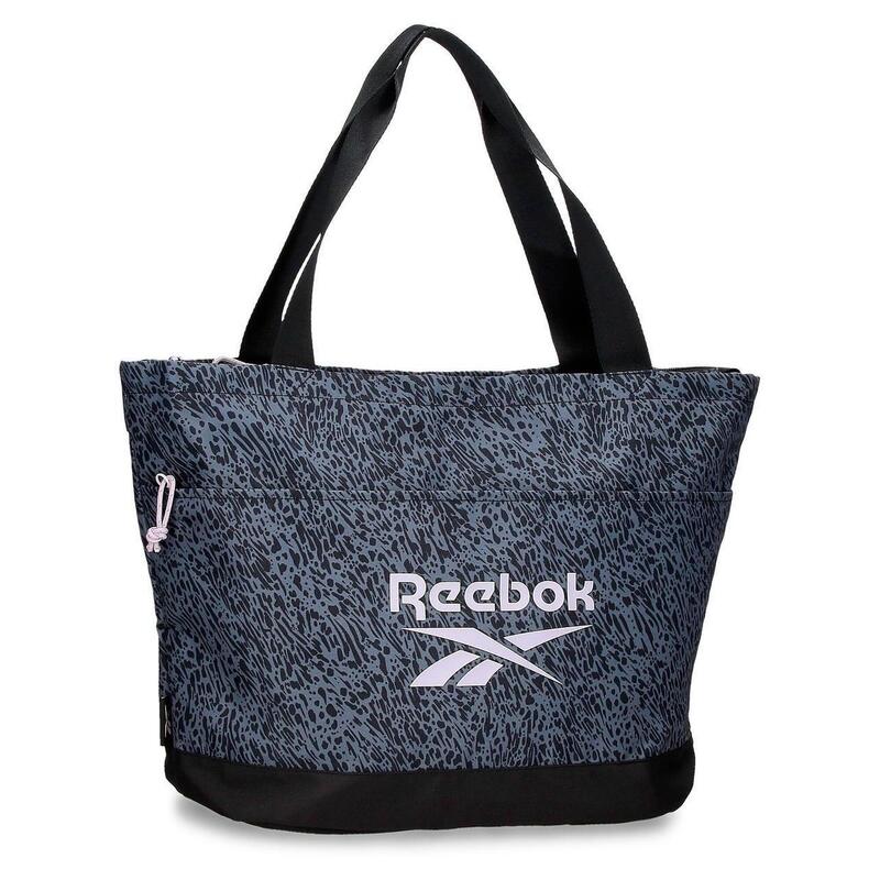 Tote Bag Mujer Reebok Leopard 41cm Negro