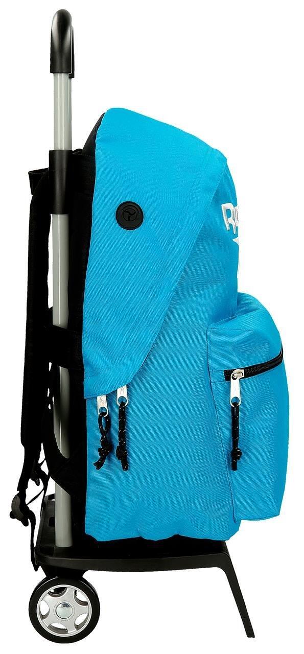 Zaino scolastico con carrello Unisex Reebok Boston 44cm Blu 4/5