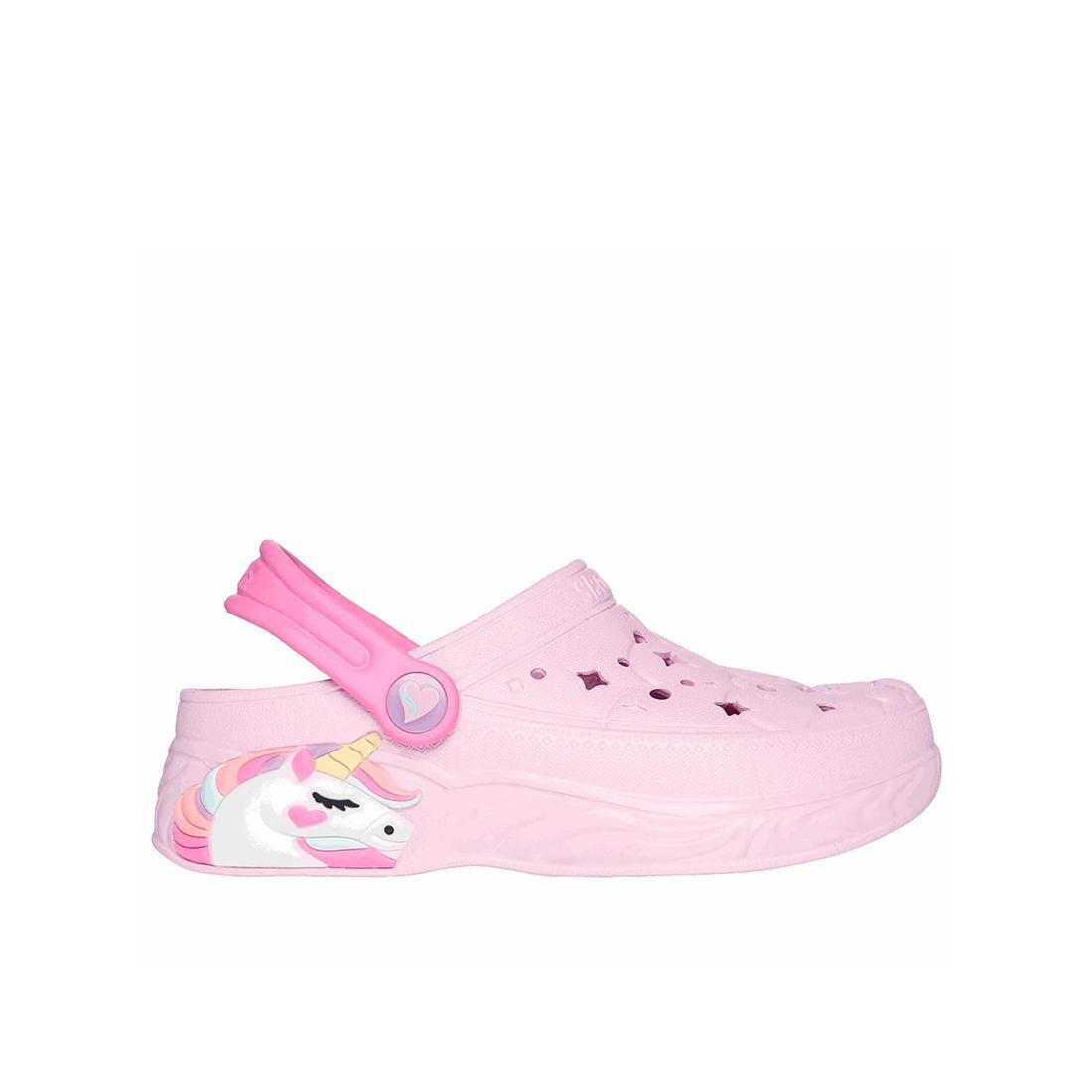 SKECHERS Socas Menina Skechers 308400L_LTPK Rosa com Alça Traseira