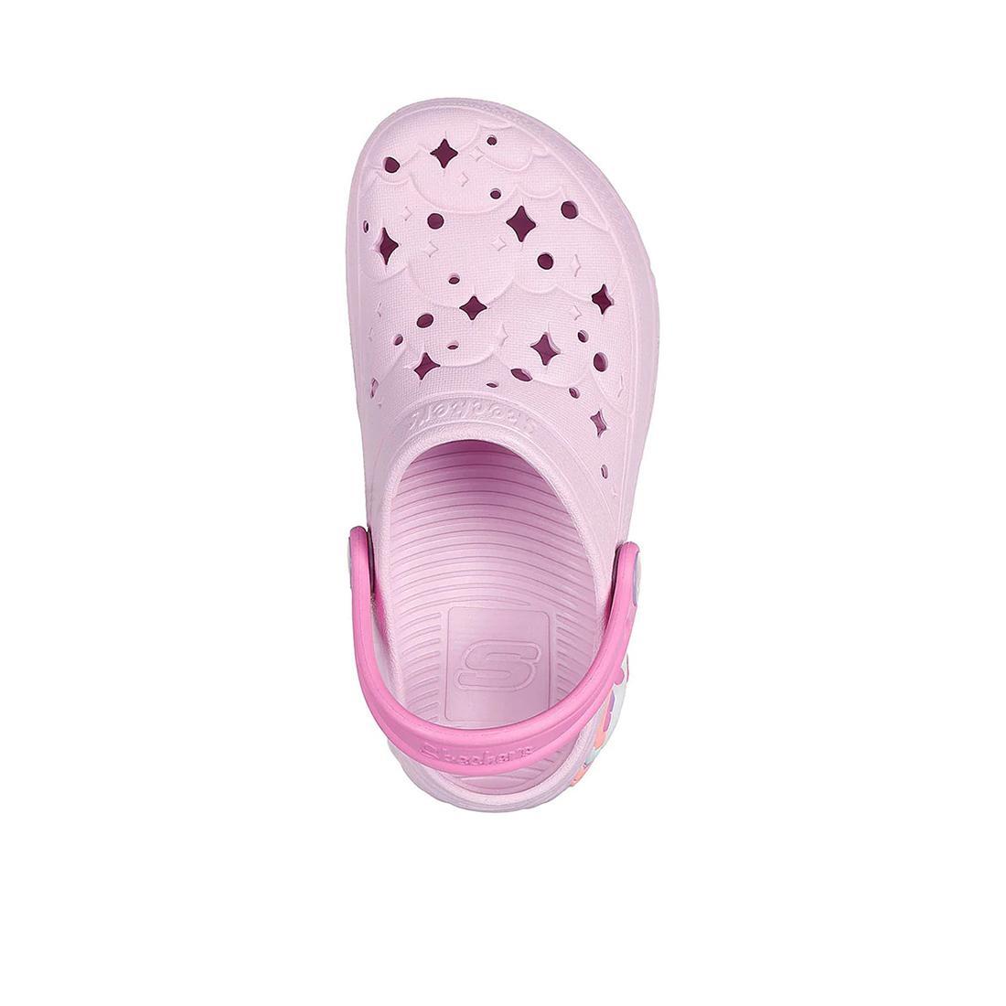 Sandálias Cor-de-Rosa Sonhadoras do Unicórnio do Menino Skechers 4/5