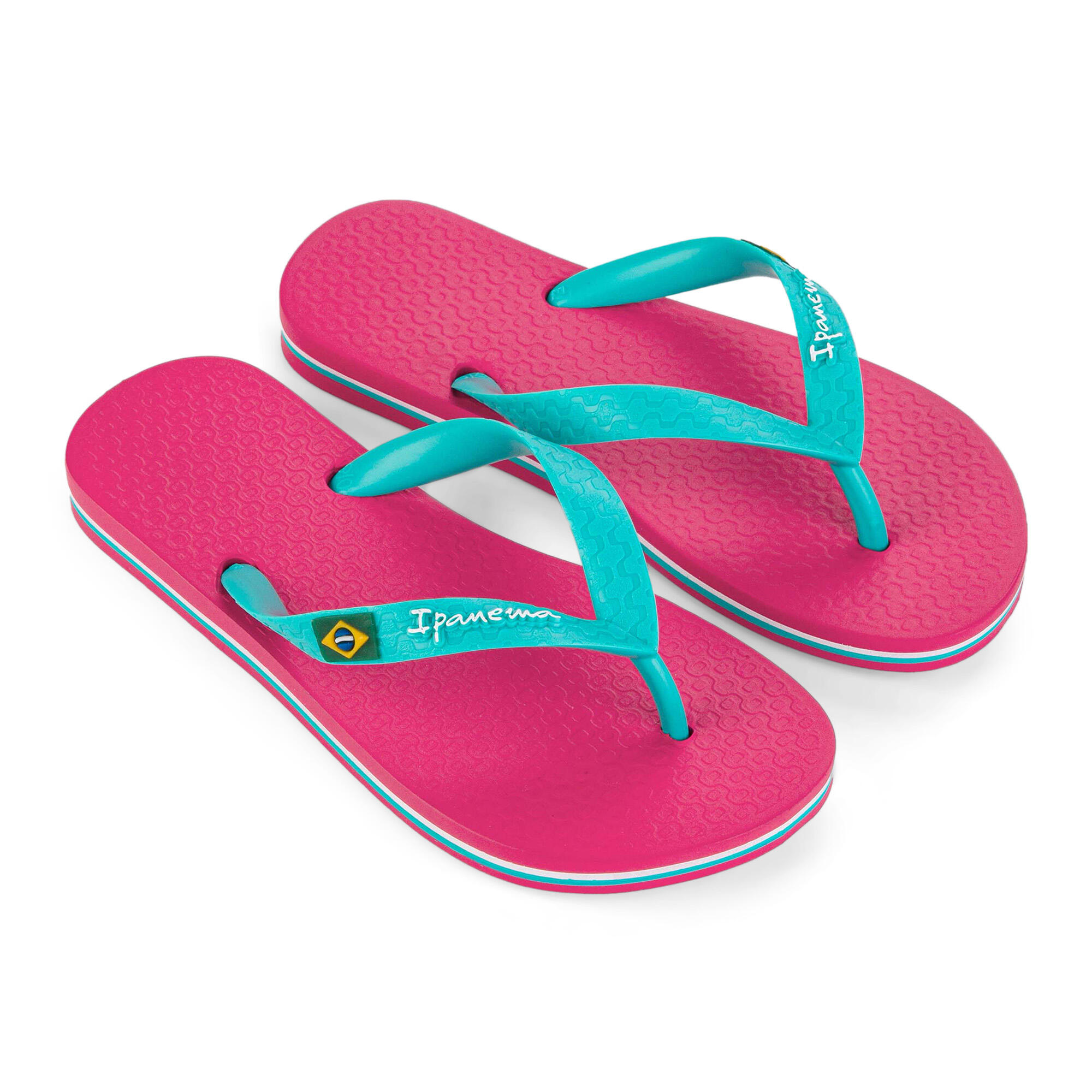 Ipanema - Tongs Enfants Ipanema Clas Brasil Ii - Tongs - Rose - 35/38 - Decathlon