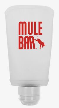 Gourde souple - soft flask - en Silicone 150ml pour gels énergétiques Mulebar