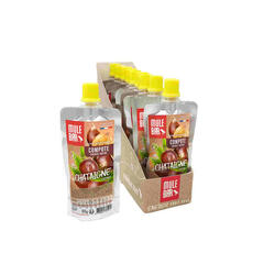 10 compotes énergétiques - vegan - 65g - Patate douce - Carotte - Orange