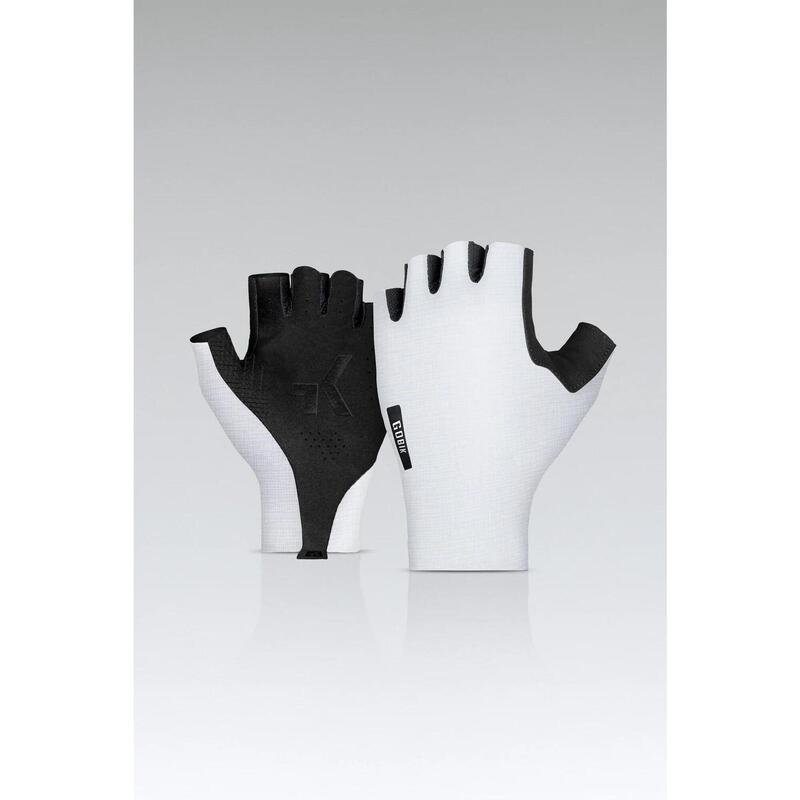 Gants de vélo extra grip unisexe taille L - Gobik Mamba blanc