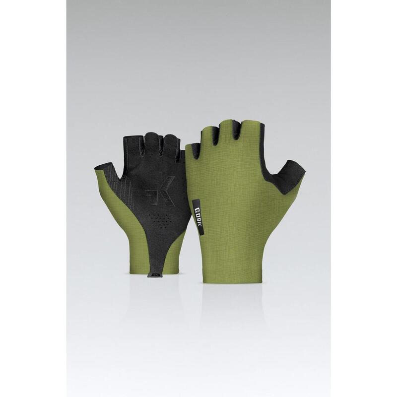 Gants de vélo extra grip unisexe taille XXL - Gobik Mamba vert olive