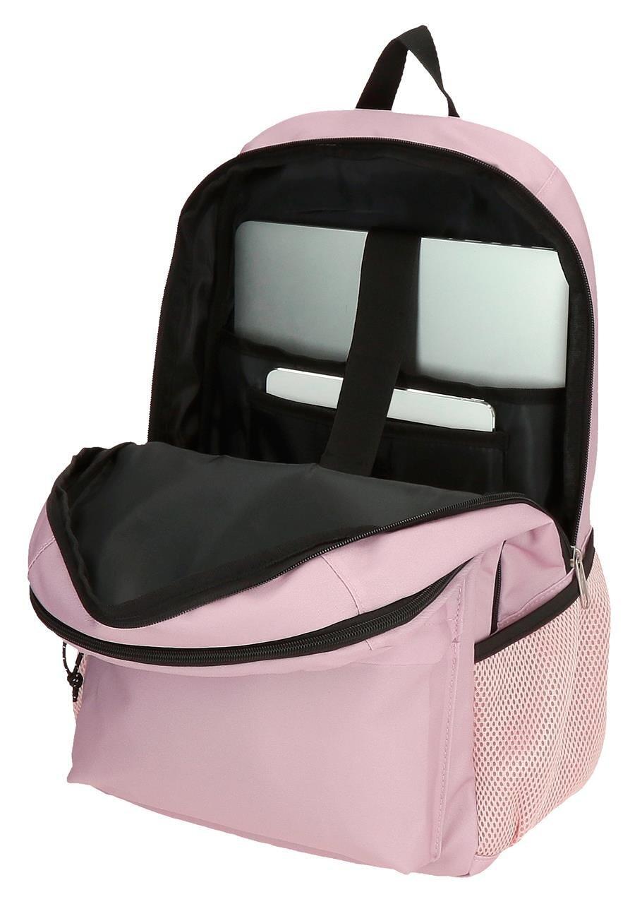 Mochila escolar de dois compartimentos Menina Reebok Boston 44cm Rosa 3/5