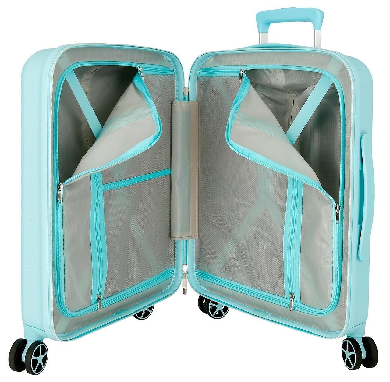 Maleta de cabina ABS rígida Reebok Ann 55cm 38L Turquesa 4/5