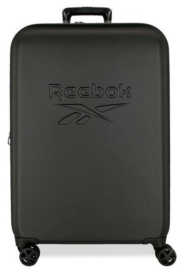Valigia media rigida ABS Unisex Reebok Franklin 70cm 73L Nero