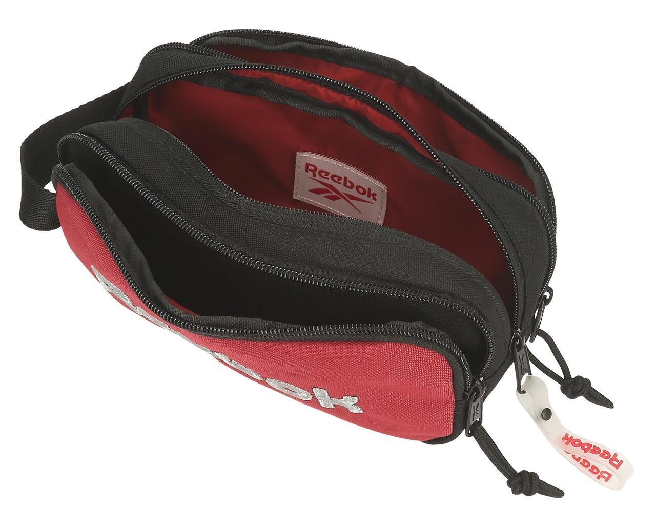 Astuccio tre scomparti ragazzo Reebok Portland 10cm Nero 3/5