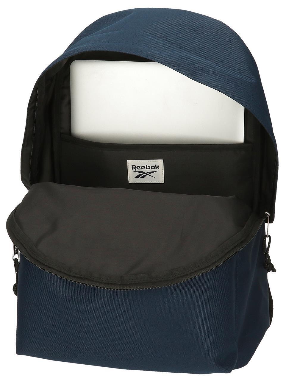 Mochila escolar Unisex Reebok Boston 44cm Azul marinho 3/5
