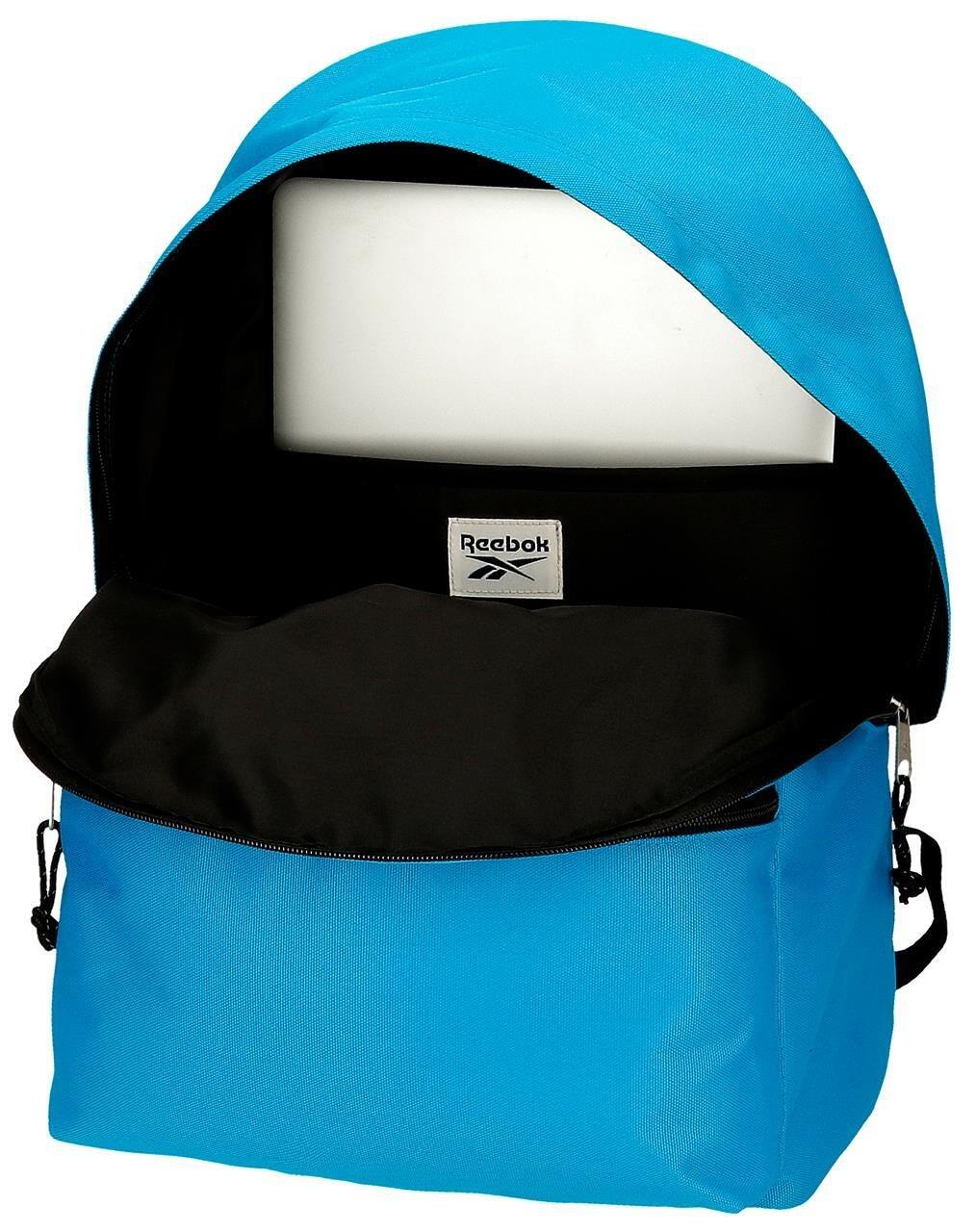 Mochila escolar Unisex Reebok Boston 44cm Azul 3/5