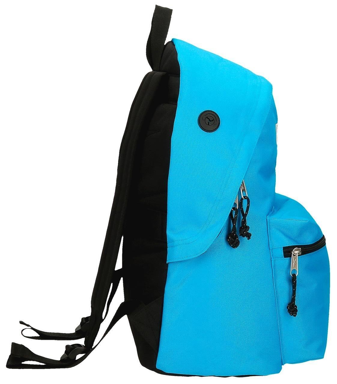 Mochila escolar Unisex Reebok Boston 44cm Azul 4/5