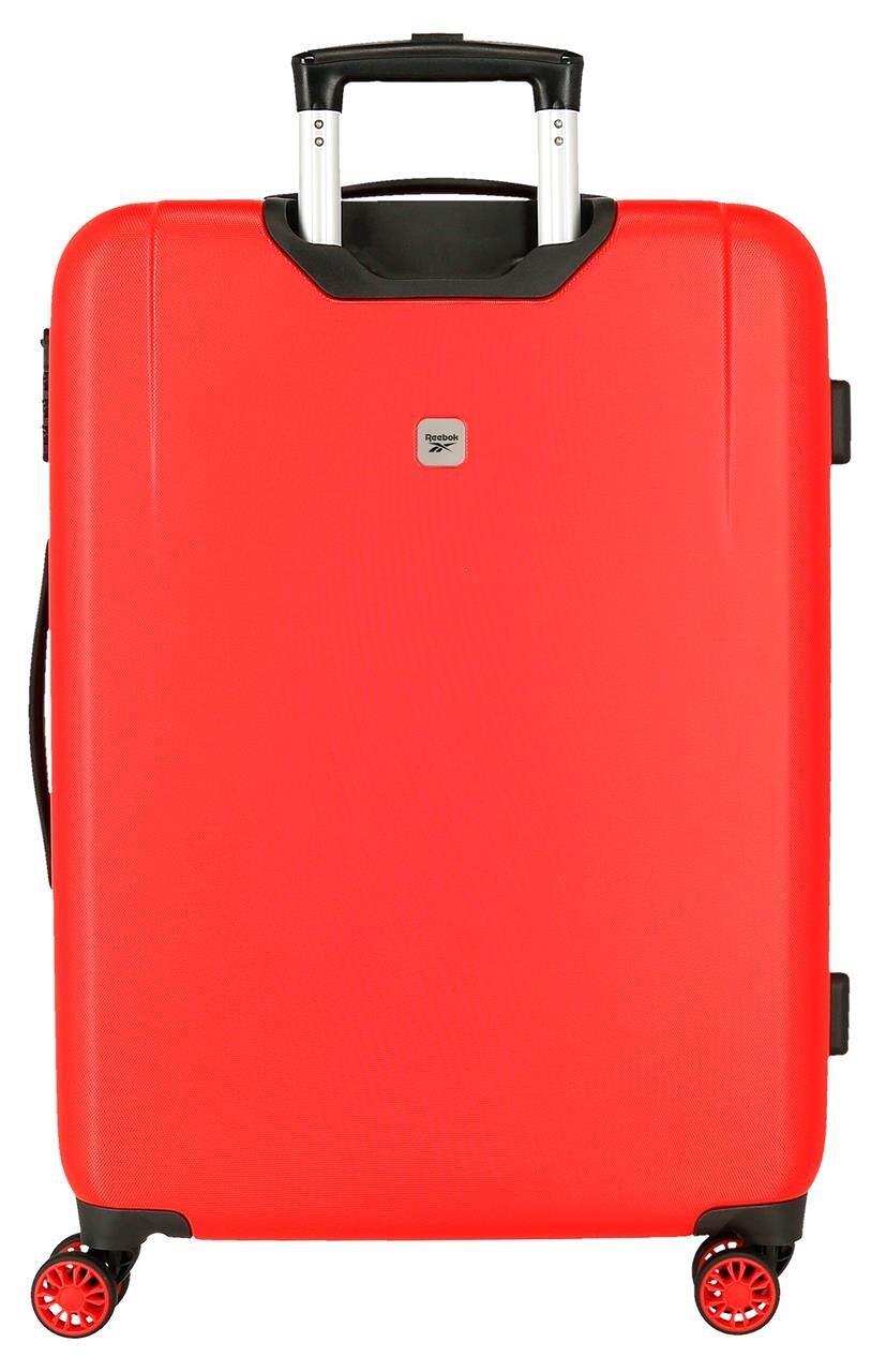 Valise moyenne ABS rigide enfant Reebok Portland 68cm 70L Rouge 2/5