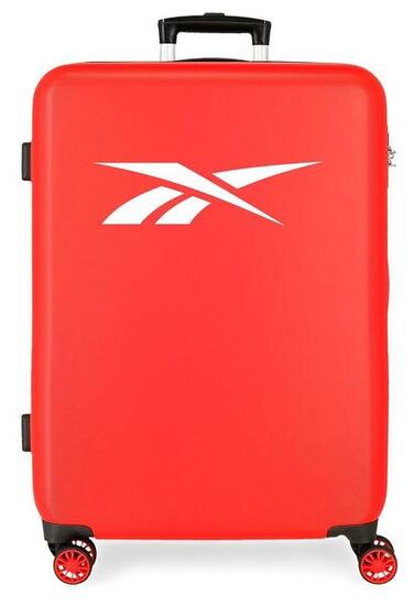 Valigia media ABS rigida ragazzo Reebok Portland 68cm 70L Rosso