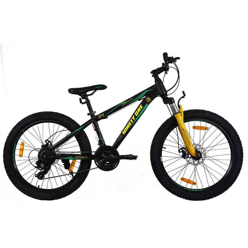 Bicicleta de Montaña 24" Umit Spartan X Negro/Verde