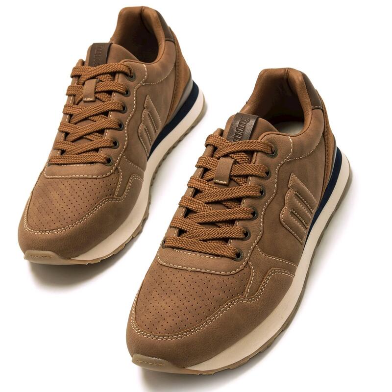 Zapatillas Caminar Hombre MTNG Porland Marron