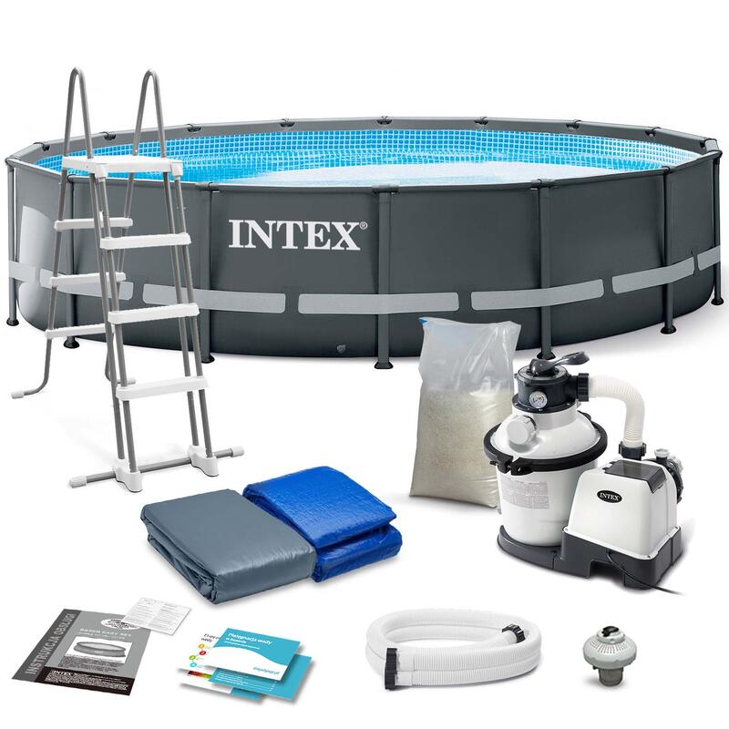 Basen stelażowy do ogrodu Intex Ultra XTR Frame Pools 488 x 122 cm zestaw 11w1