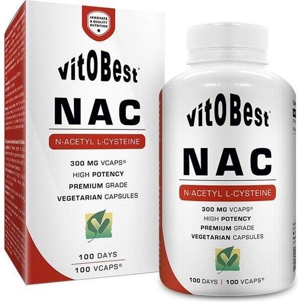 NAC (N-Acetyl L-Cysteine) - 100 Vegetable Capsules VitoBest