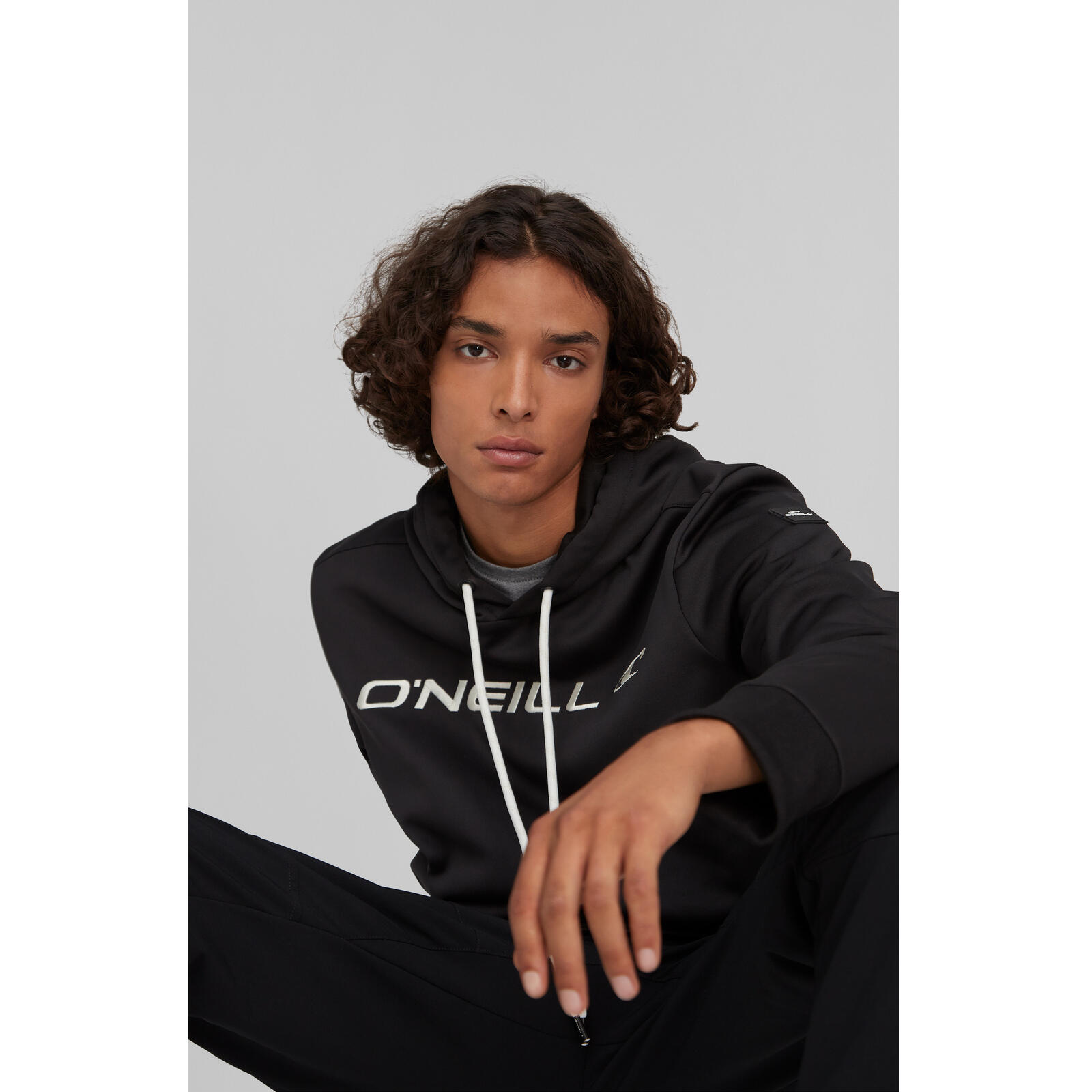 Cappuccio O'Neill Rutile Hooded Fleece, Nero, Uomini 5/5