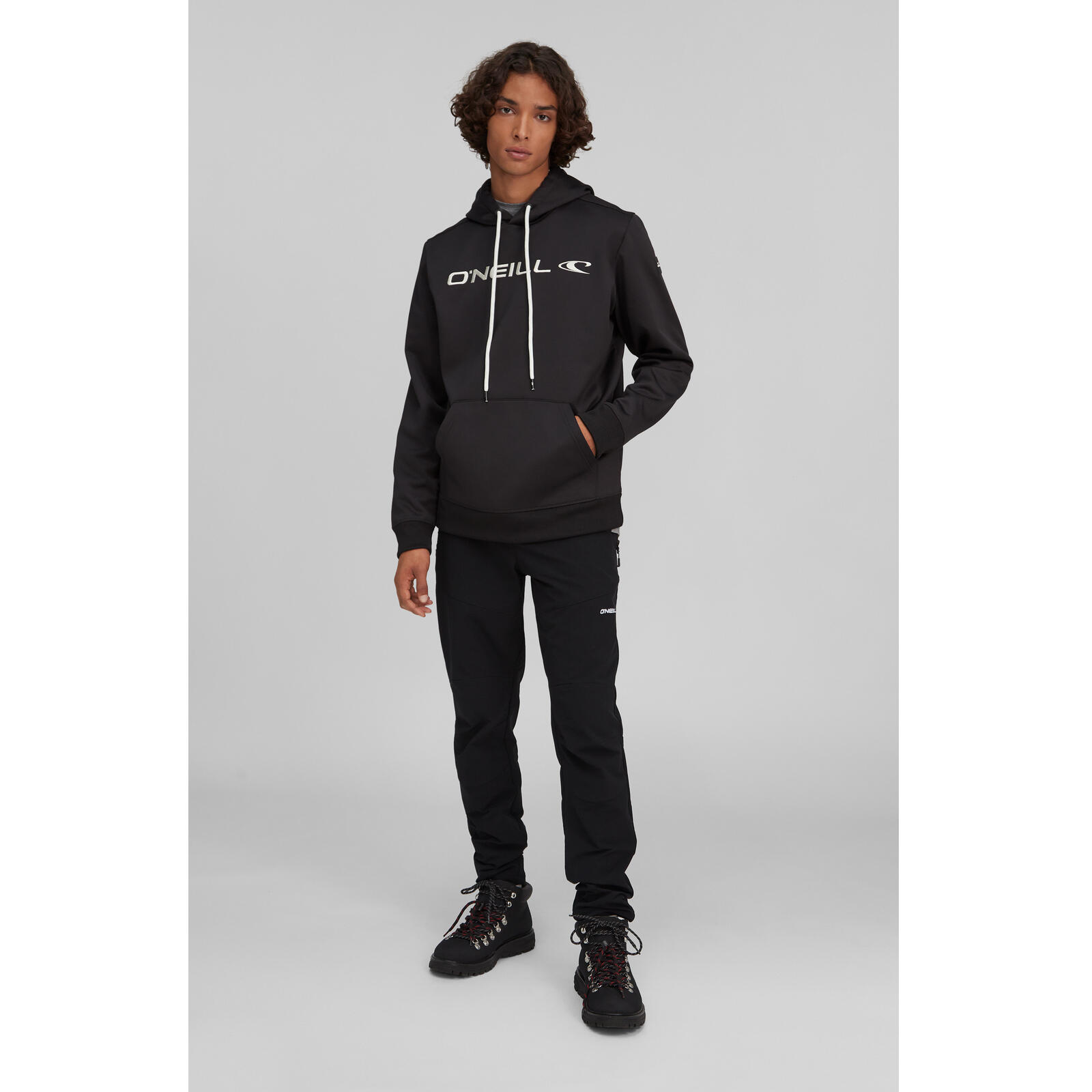 Cappuccio O'Neill Rutile Hooded Fleece, Nero, Uomini 3/5