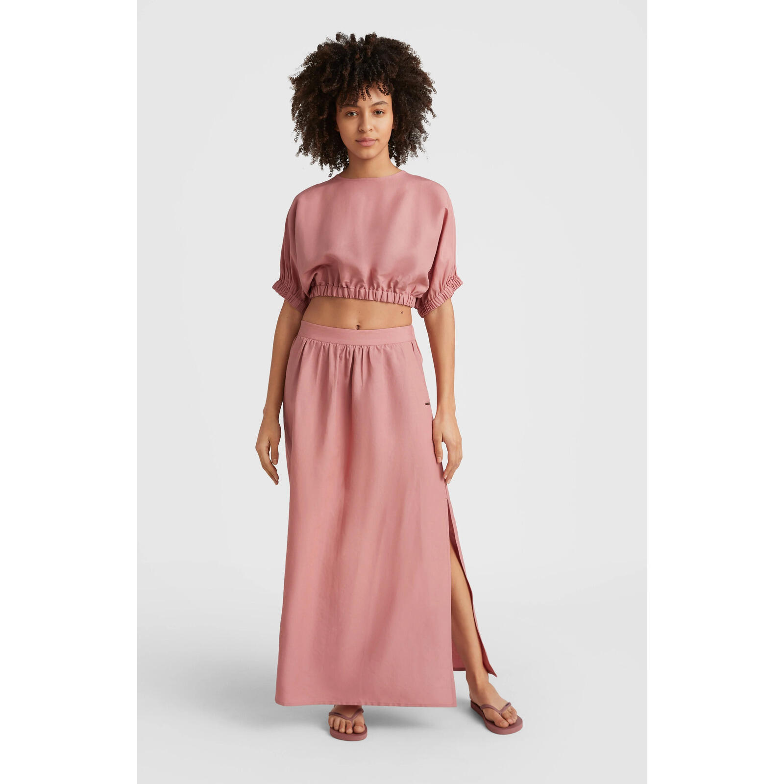 T-shirt O'Neill Tidda Woven Top, Rose, Femmes 3/5