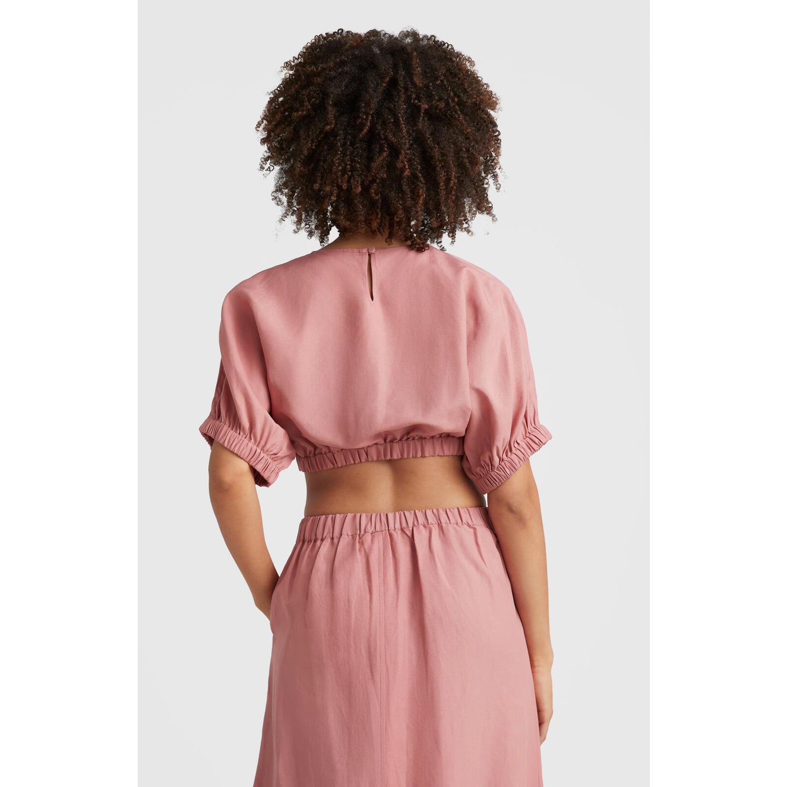 T-shirt O'Neill Tidda Woven Top, Rose, Femmes 2/5