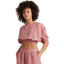 T-shirt O'Neill Tidda Woven Top, Rose, Femmes