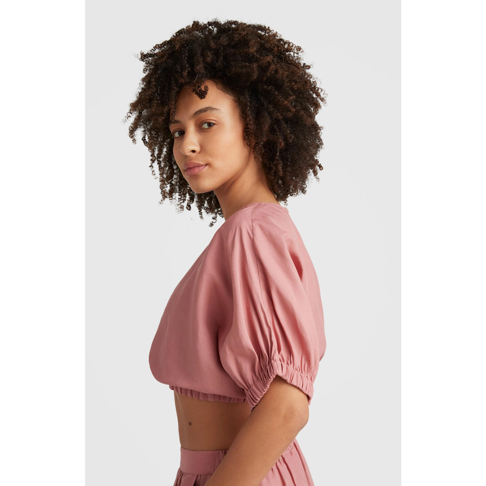 T-shirt O'Neill Tidda Woven Top, Rose, Femmes 4/5