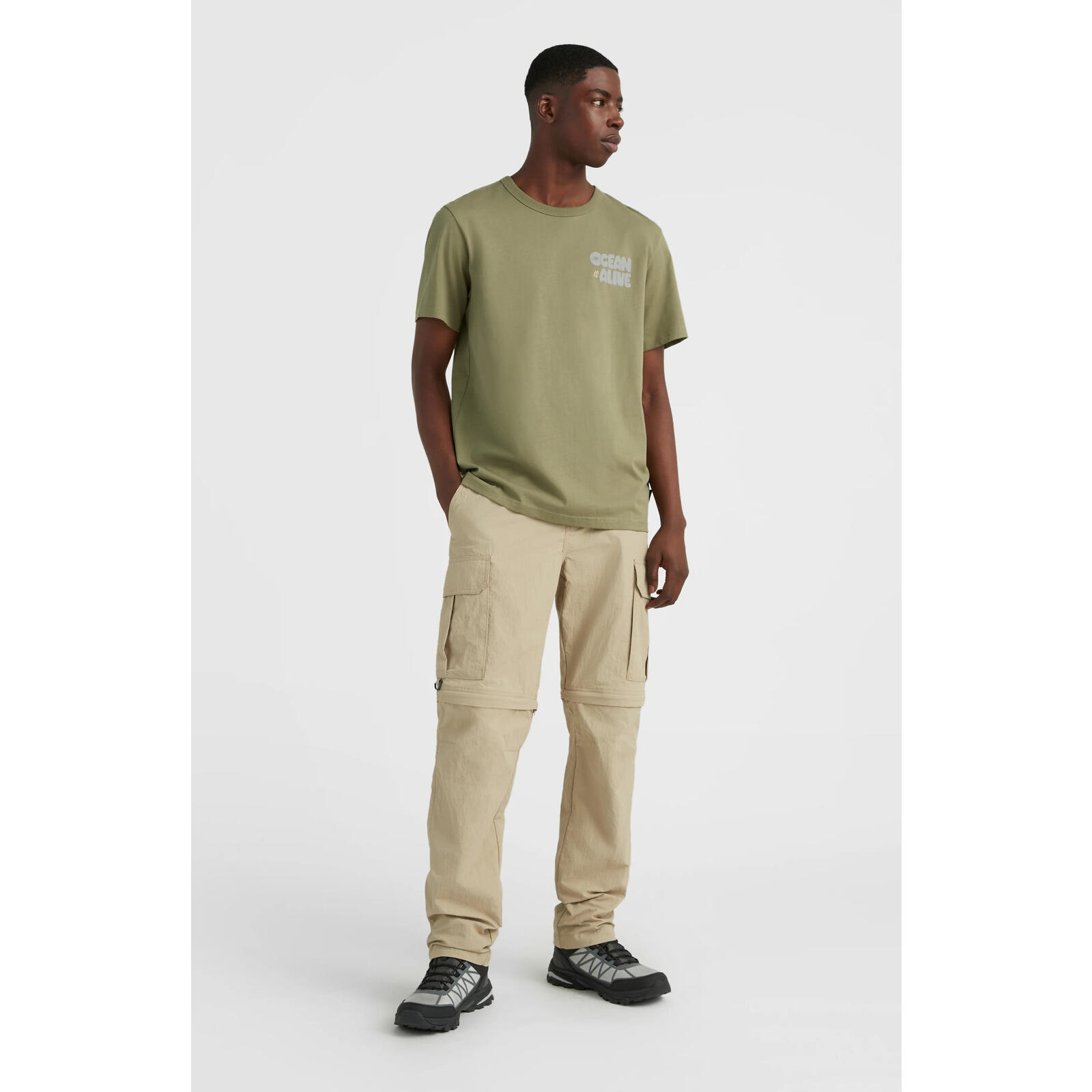Maglietta O'Neill Pacific, Verde, Uomini 3/5