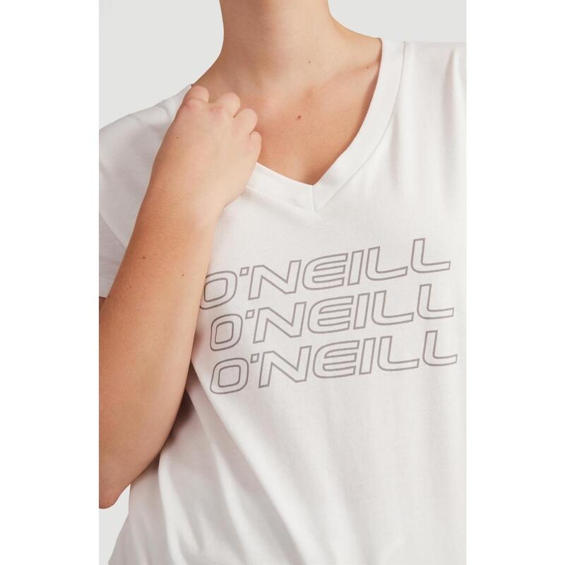 T-shirt O'Neill Triple Stack, Blanc, Femmes