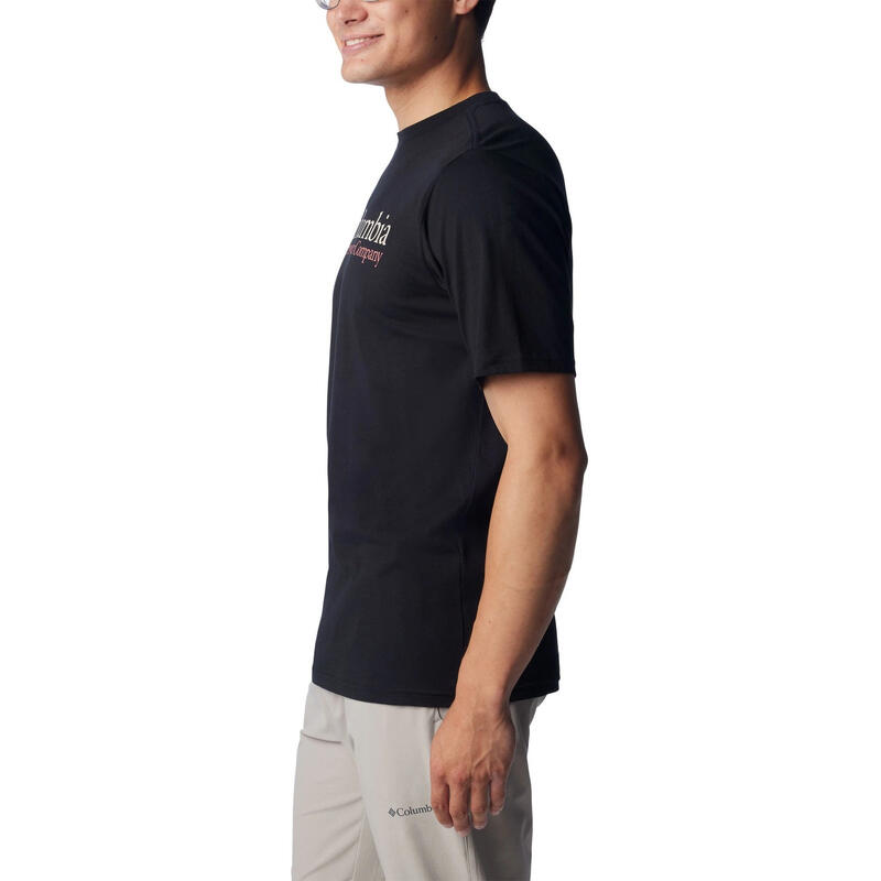 T-shirt Columbia Basic Logo, Noir, Hommes