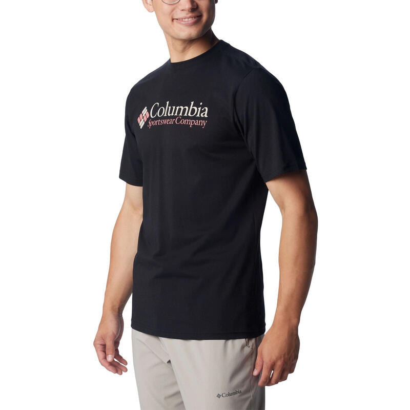 T-shirt Columbia Basic Logo, Noir, Hommes