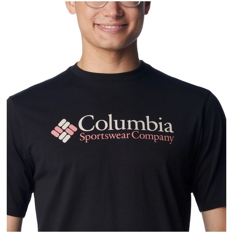 T-shirt Columbia Basic Logo, Noir, Hommes