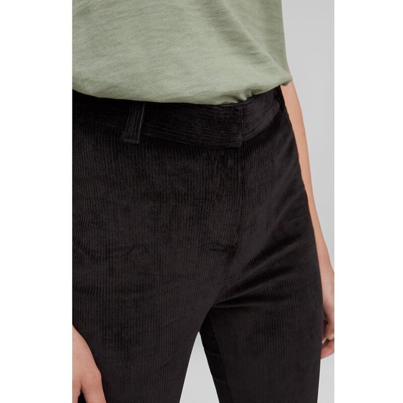 Pantaloni femei O'Neill Ribbed Velour, Negru