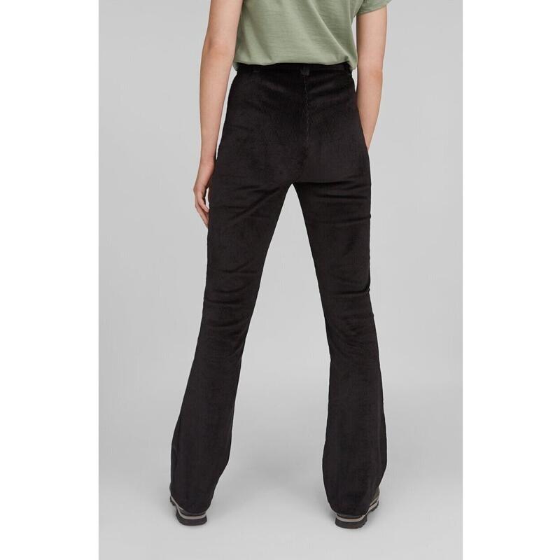 Pantaloni femei O'Neill Ribbed Velour, Negru