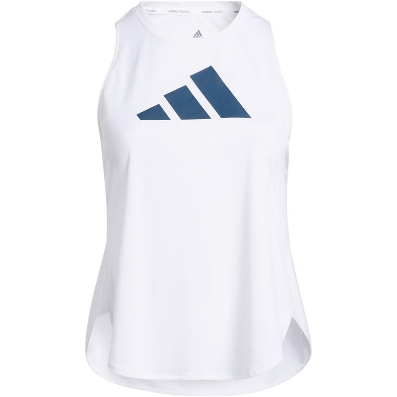 Camiseta adidas 3 Bar Logo Plus Size, Blanco, Mujer