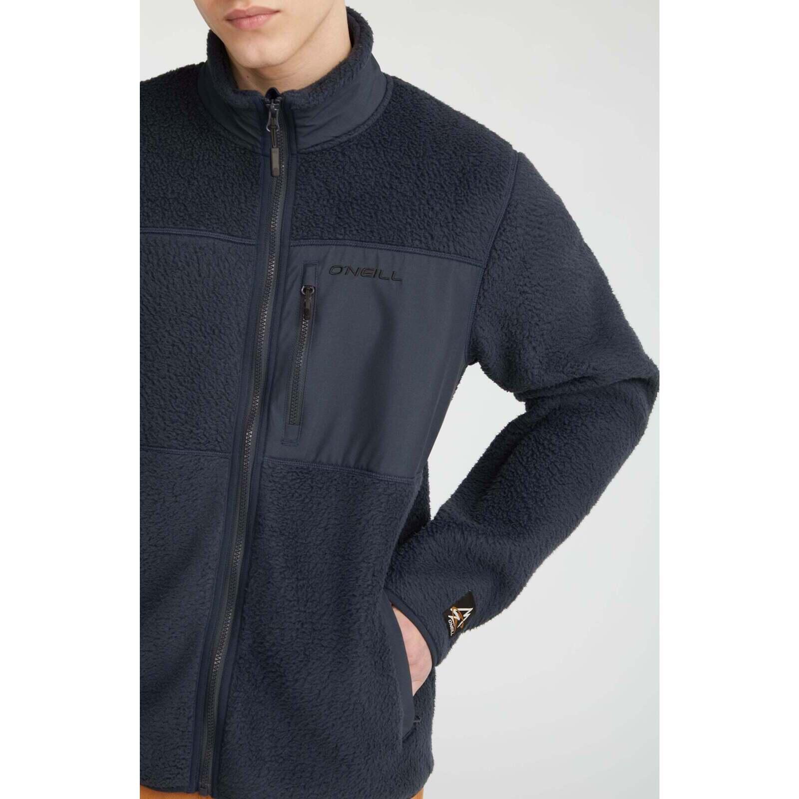 Giacca O'Neill High Pile Full Zip Fleece, Blu, Uomini 5/7