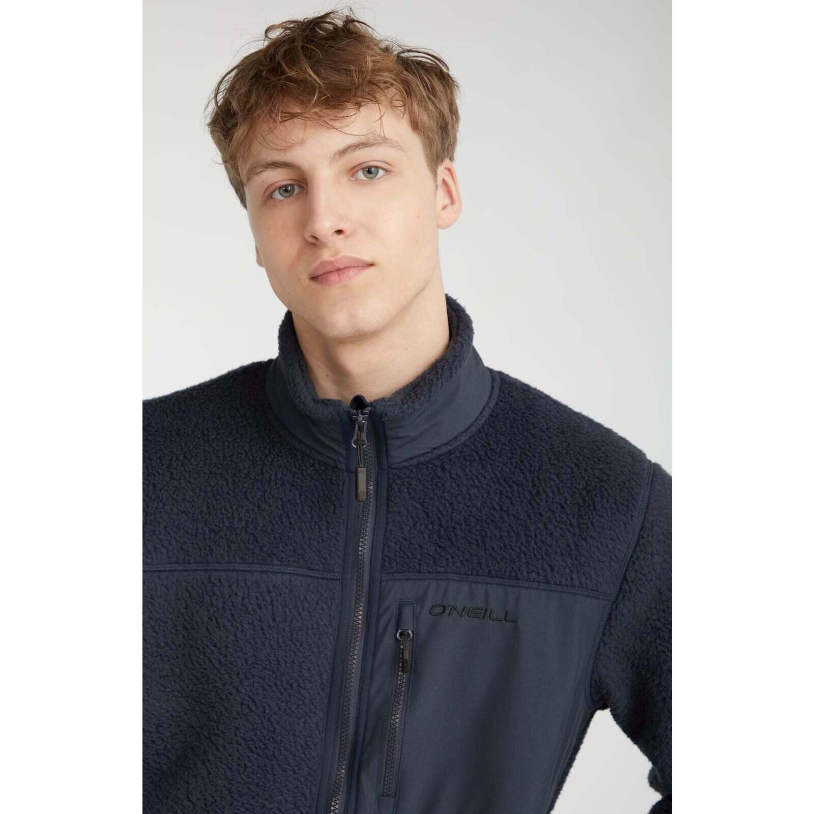 Giacca O'Neill High Pile Full Zip Fleece, Blu, Uomini 4/7