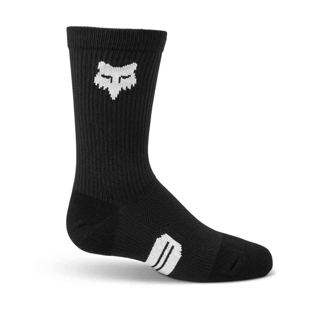 Fox Ranger 6" Youth Crew Sock Black