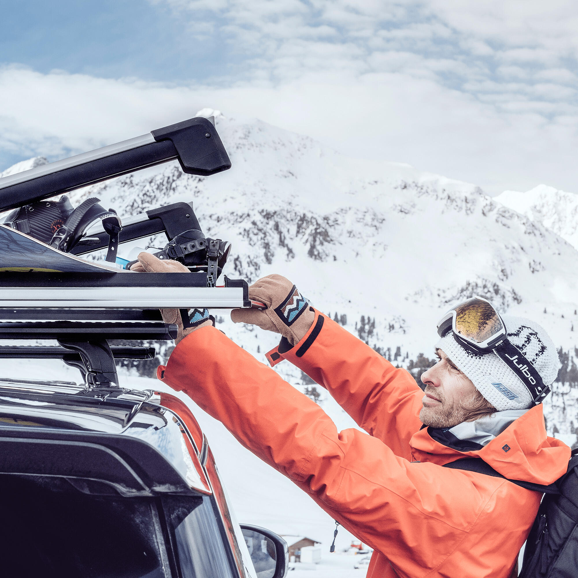Ski- en snowboarddrager Thule SnowPack Extender 7/7
