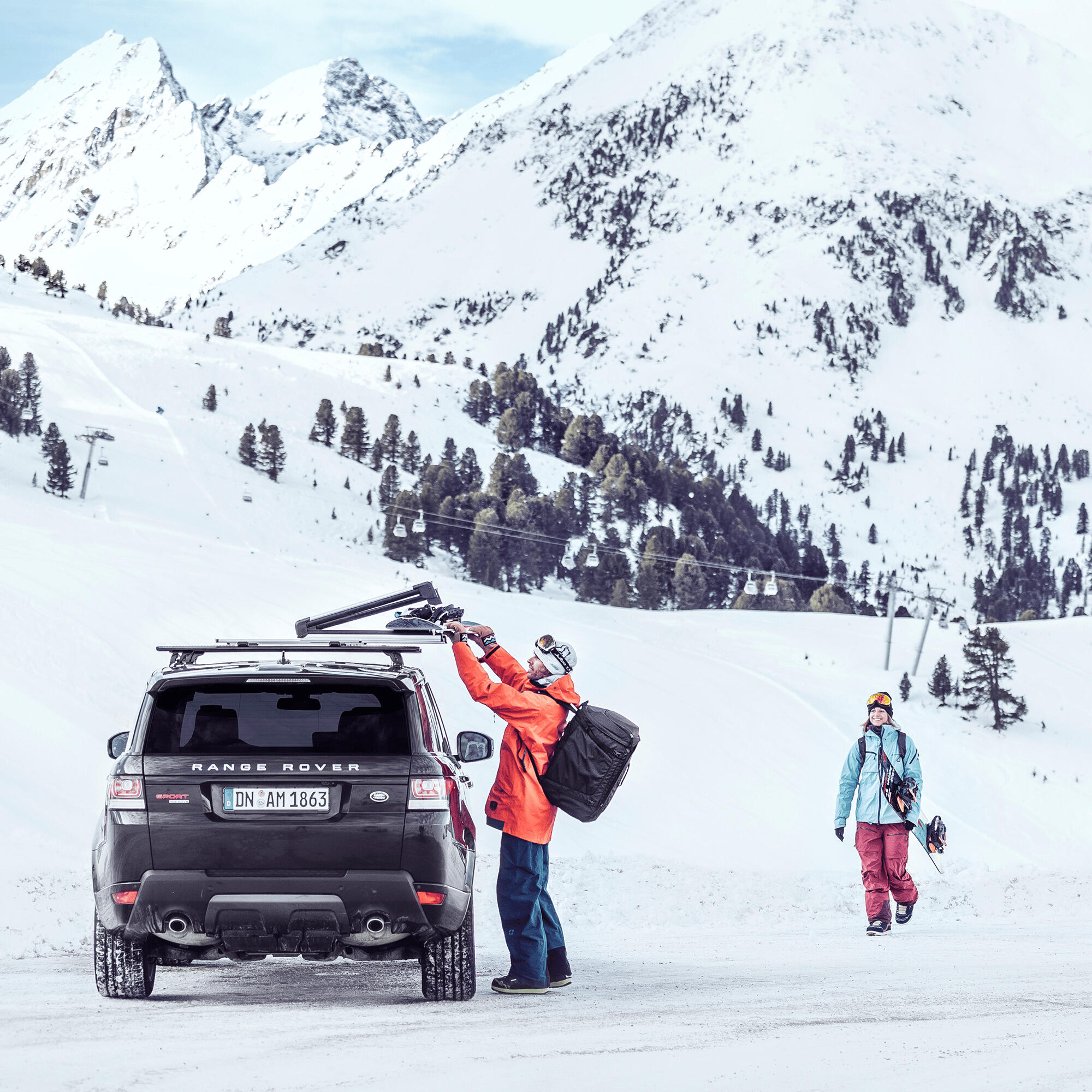 Ski- en snowboarddrager Thule SnowPack Extender 6/7