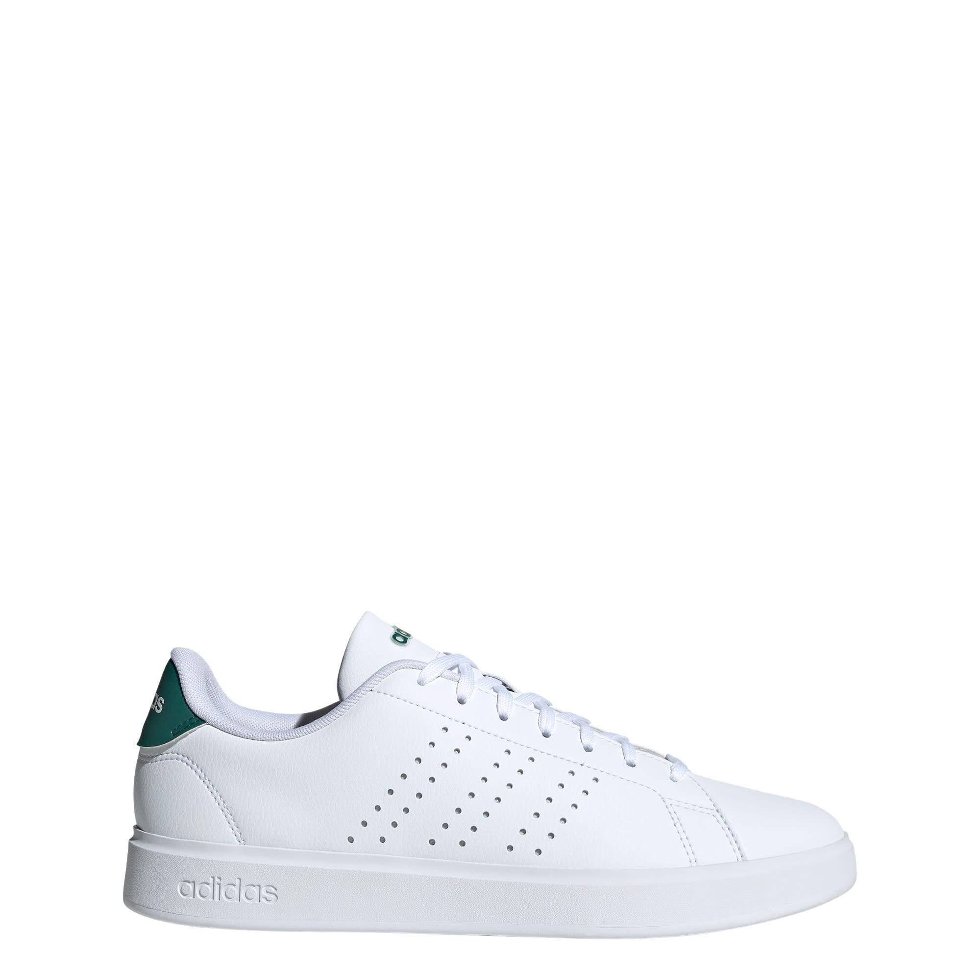Adidas - Chaussure Advantage 2.0 - Chaussures De Sport - Blanc|noir|vert - 42,5 - Decathlon