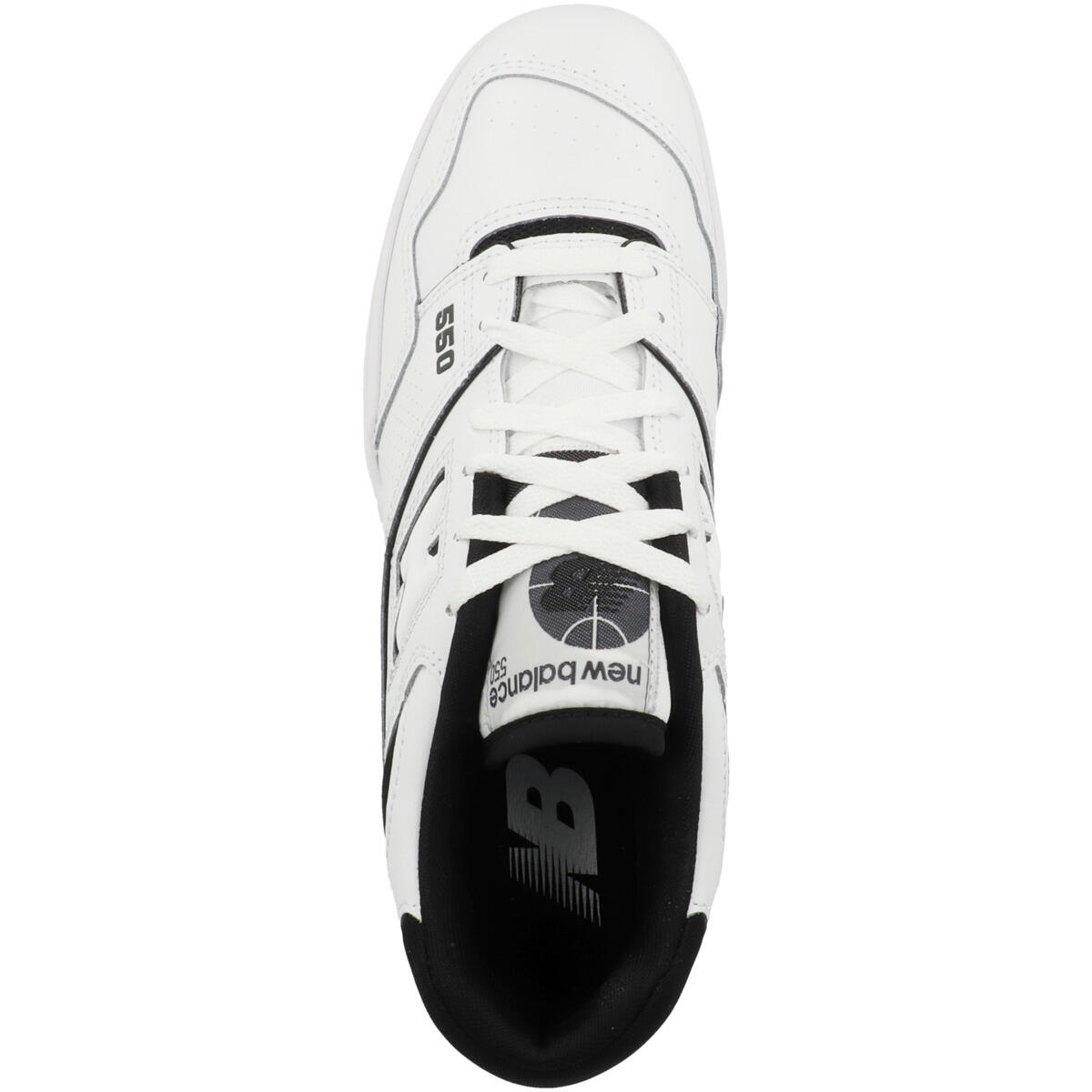 Sneakers New Balance 550 Bianche e Nere da Uomo 2/7