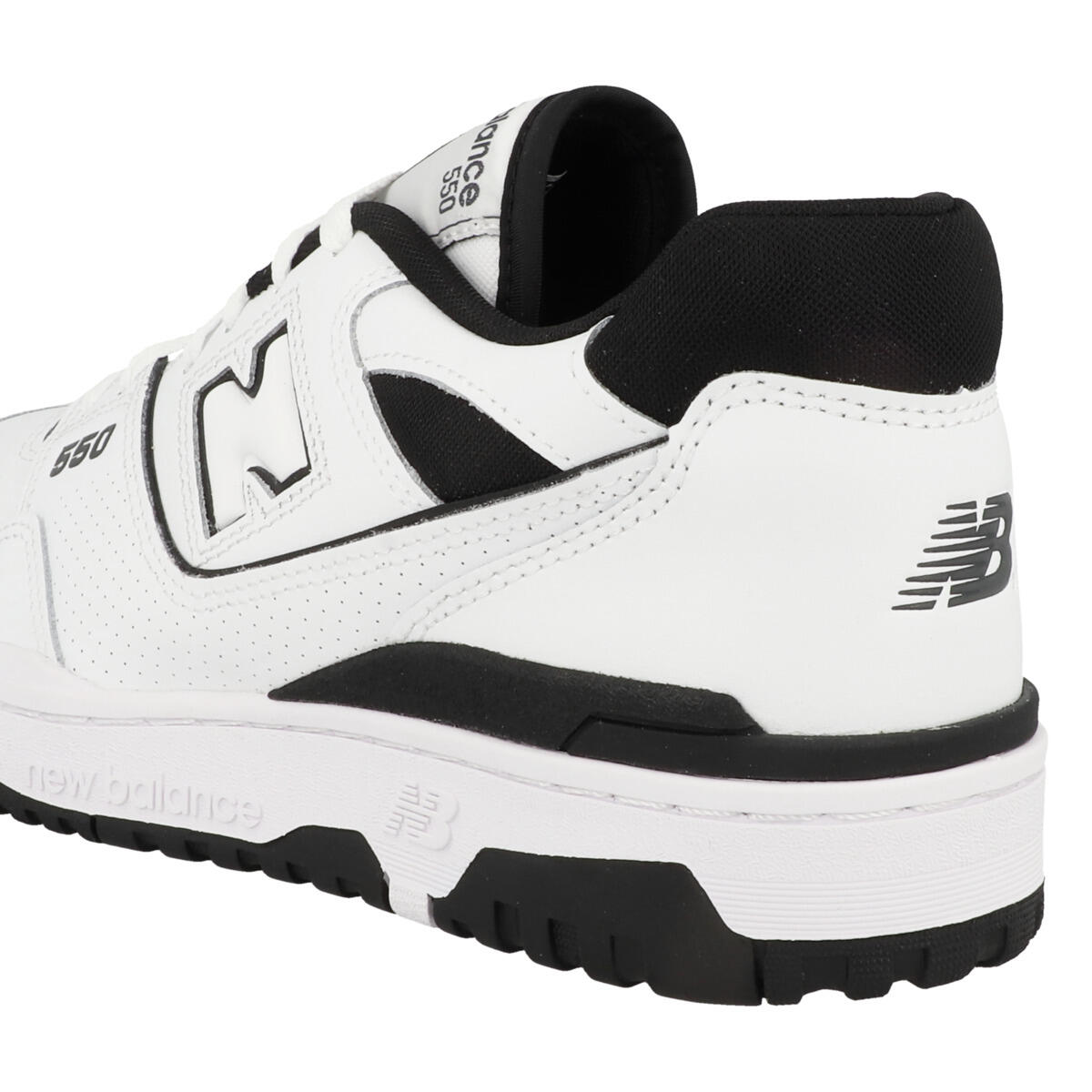 Sneakers New Balance 550 Bianche e Nere da Uomo 6/7