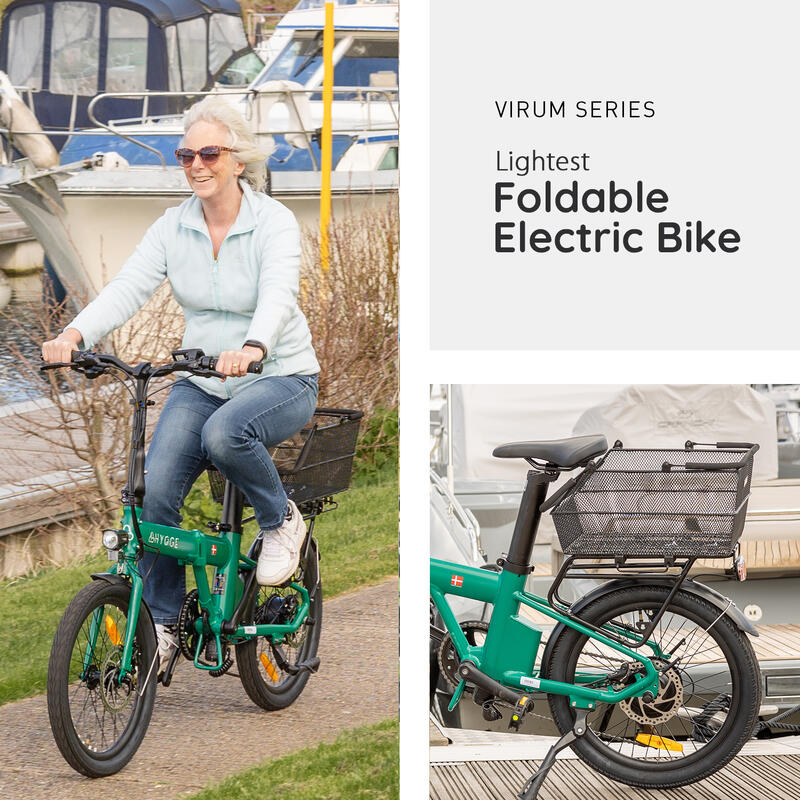 Bicicleta eléctrica plegable Hygge Virum 2024 Bicicleta eléctrica ligera