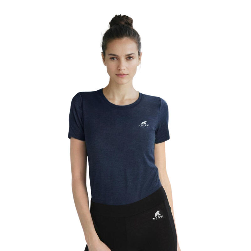 Camiseta trekking merino mujer